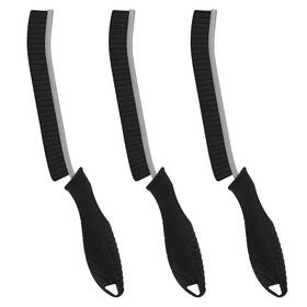 Fgbrush003 Foogwee Black Hard Bristle Crevice Cleaning Brush - 3 Pcs Home Supplies Mu