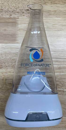 Force Of Nature 857751006276 Multi Purpose Cleaner Electrolyzer Appliance Unit Powers On