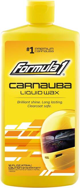 615029 Formula 1 Carnauba Liquid Car Wax High Gloss Shine And Protection For Auto Paint