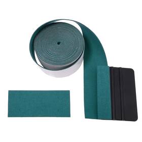 F82-5m Foshio Micro Fiber Felt For Squeegee Edge Wrapping 5 Meters Length - Dark Green Sued