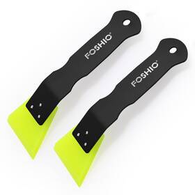 Fm218 Foshio 2 Pack Small Squeegee For Vinyl Stainless Steel Handle Mini Mir