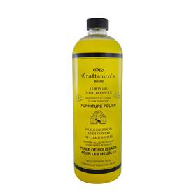 Fox Run 030734031292 Lemon Oil With Beeswax Furniture Polish And Conditioner 16 Ounces
