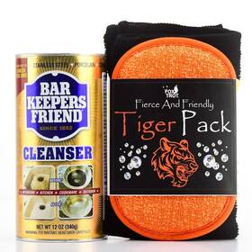 Fox Trot 340446431758 Bar Keepers Friend Powder Cleanser 12oz Multipurpose Cleaner