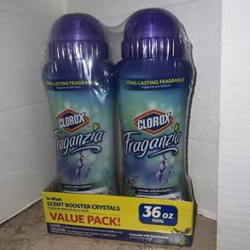 78921 Fraganzia 1 In Wash Scent Booster Crystals 2 Pack Lavender Eucalyptus 36oz