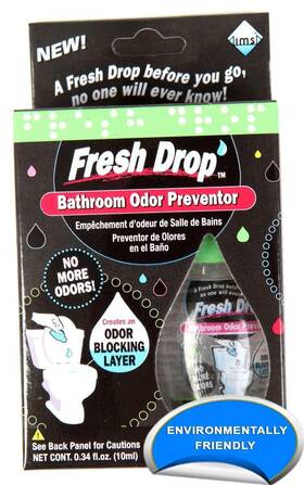 Fresh Drop 856091001903 Cleanlogic Bathroom Odor Preventor