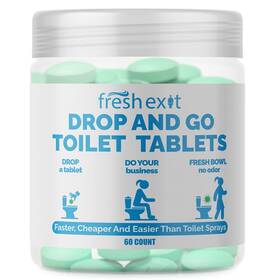 Fresh Exit 195893100071 Freshexit Toilet Replaces Sprays -just Drop In And Go - Leaves A Cle