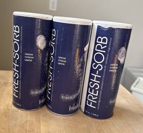 Fresh Products 760034313537 3 Fresh-sorb Instant Absorbent Lemon X 12 Oz Shaker Cans New