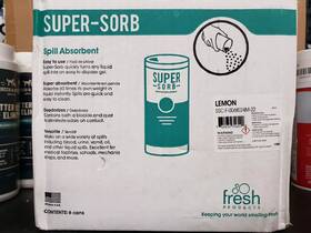 Ssc-f-0061024m-22 Fresh Products Super-sorb Spill Absorbent Lemon Scent 12oz Cans- Case Of 6