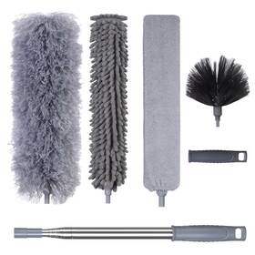 Hbcs-ccd-001 Frutpunch Duster With Extension Pole Ceiling Fan Cleaner Set Of 6 Telescopic Cobweb