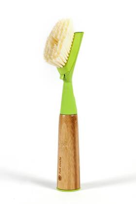 Full Circle 773822106877 Suds Up Soap Dispensing Dish Brush With Bamboo Handle 3 Oz