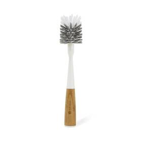 Full Circle 810119022516 Clean Reach Bottle Brush With Replaceable Bristle Head Handle White