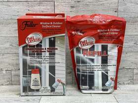 Fuller Brush 040282252636 Full Crystal Refill Exterior Window Cleaner 16 Oz - With Bottle Kit