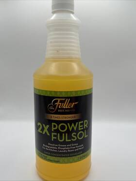 Fuller Brush 083701628001 2x Power Fulsol Degreaser Cleans Multi-surfaces Concentrated Strong