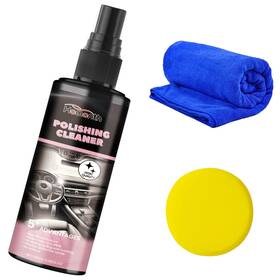 Fululuer 873355077944 Polishing Cleaner Car Interior Ultra-fine Spray Water Free Cleaning