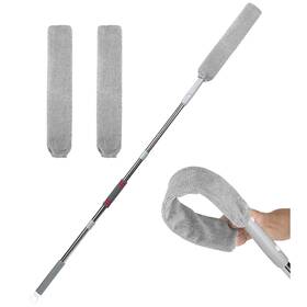 Funcee 895198916457 Extendable Gap Mop Dust Cleaner Under Furniture Fridge And Appliance Microfiber