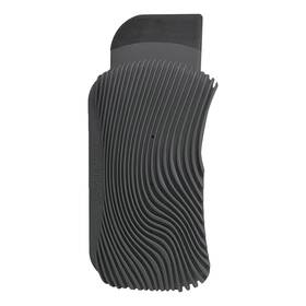 8116-gry Fusionbrands Wavesponge Silicone Scrub Sponge With Squeegee / Scraper - Gray