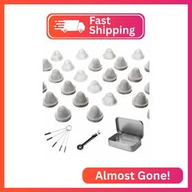 22312313453 Fyjbnh 60 Pieces 1/2 Inch Stainless Steel Mesh Clean Screens With Tapered Design 0.5 I
