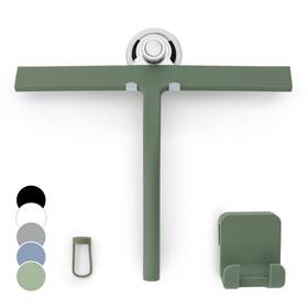 G Tewerk 060656517785 Shower Squeegee For Glass Doors Silicone Window Bathroom And