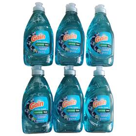 Gain 030772088449 Honey Berry Hula Dishwashing Soap Grease Cleaner 8fl Oz 6 Pack