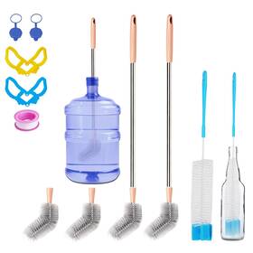 G001 Gdfhbng 11 Pack 28 Inch Long Bottle Brush 3 And 5 Gallon Cleaner Water Jug Br