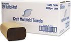 Genmultifoldkr General Supply Kraft Multifold Towels Brown Count 749507999935