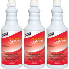 99676 Genuine Joe Lot Of 3 Acid Bowl Cleaner 32 Oz 32v 0.01 Ounces Scale Stains
