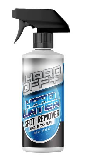 Giant Lion 670221485957 Hard Off Water Stain And Spot Remover For Bathroom Shower Doors Glass