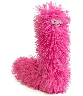 057-0577-04757 Gift Republic Unisex Desktop Cleaning Llama Duster Pink