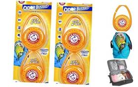 48280 Ginsey Industries Clip N Go 4 Count Deodorizer Pack Odor Busterz