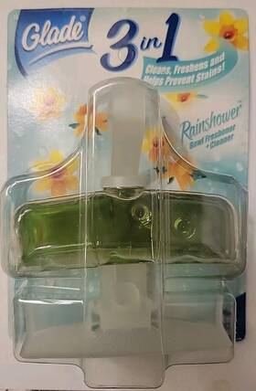 Glade 019800883065 New 3 In 1 Rainshower Toilet Bowl Fresheners Cleaner Discontinued Retired
