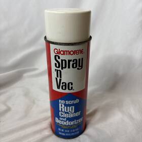 Glamorene 026600150129 Vtg Spray Ftn Vac No Scrub Rug Cleaner Can 24oz Close To Full Prop