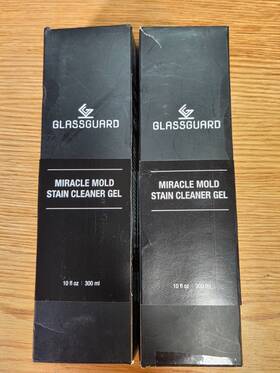 2027 Glass Guard 850066210086 Glassguard Miracle Mold Stain Cleaner Gel 10 Oz Lot Of 2 New 8 /2027