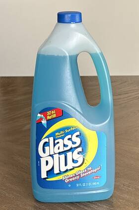 Glass Plus 054600000878 Vtg Glas And Multi-surface Cleaner 32fl Oz Refill 1994