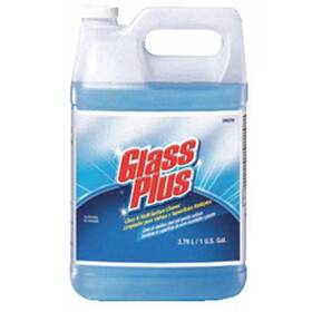 94379 Glass Plus Liquid Cleaner 1 Gal. Blue Unscented Jug 4 Pk