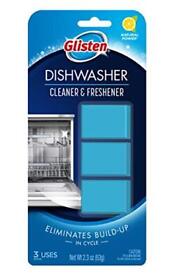 Dt0312t Glisten Dishwasher Cleaner And Freshener 3 Tablets Clear Count