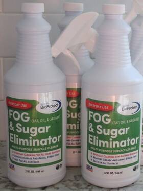 Global Bioprotect 818760020615 5 Pack Lot Fog And Sugar Eliminator Multi-purpose Cleaner Grease