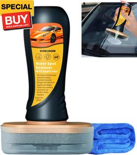 Global Corp 313032774796 Water Spot Remover Fuild With Felt Scrubbing Head For Stubborn Stains On C