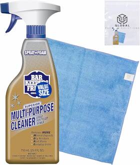 Global Packing Solutions 445056811898 Bar-keepers-friend All Purpose Non-bleach Formula Spray And Foam Cleaner 25.4 F