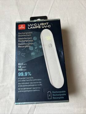 Globe 058219664643 Uv C Light Rechargable Disinfectant Lamp