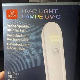66464 Globe Uv-c Light Rechargeable Disinfectant Sealed Box. Next Generation Of Clean