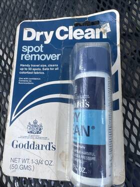 Goddards 041567060830 Dry Clean Spray Spot Cleaner Stain Remover - Usa Made Rare
