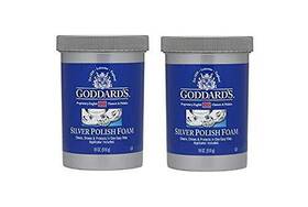 Goddards 703556015916 Neschtoy Silver Polish 18 Oz Tarnish Remover With Sponge Applicator Pack Of 2