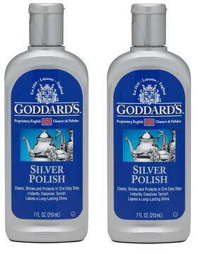 Goddards 757446244955 Silver Polish Liquid Tarnish Remover 7 Oz Pack Of 2