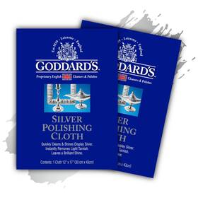Goddards 767223384941 Silver Polishing Cloth For Jewelry Remove Tarnish On Plated Or Sterling Silv