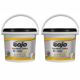 6398-02 Gojo Scrubbing Towels Fresh Citrus Scent 170 Count Extra Large Dual Texture
