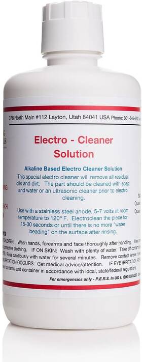 Gold Plating Services 445018968981 32 Oz/1 Liter - Electro Cleaner Solution Bath Or Brush Electroplating