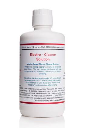 Gold Plating Services 747989617187 32 Oz/1 Liter - Electro Cleaner Solution Bath Or Brush Electroplating Sup