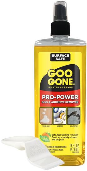 1640zbp Goo Gone Spray Pro-power Adhesive Remover With Scraper Professional Strength Easily