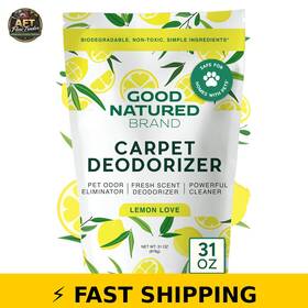 Good Natured Brand 853127006079 Carpet Deodorizer Pet Odor Eliminator 31 Oz Lemon Scent