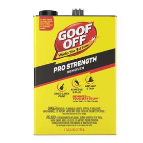 Goof Off 313095340396 128 Fl. Oz. Heavy-duty Latex Paint And Adhesive Remover For Tough Jobs